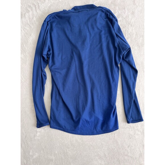 Patagonia Capilene Tech Knit Performance Quarter Zip Jacket M Blue Gorpcore Base - Picture 5 of 6